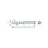 Solid carbide VBM, stainless steel drill bit, 3XD, Internal Coolant D3~9.2 - Makotools Industrial Supply Tools for Metal Cutting